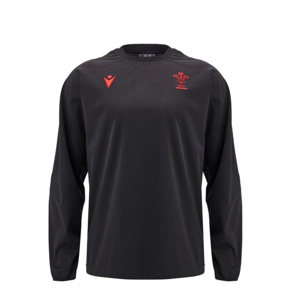 2024-2025 Wales Rugby Contact Training Top (Black) - Kids_0