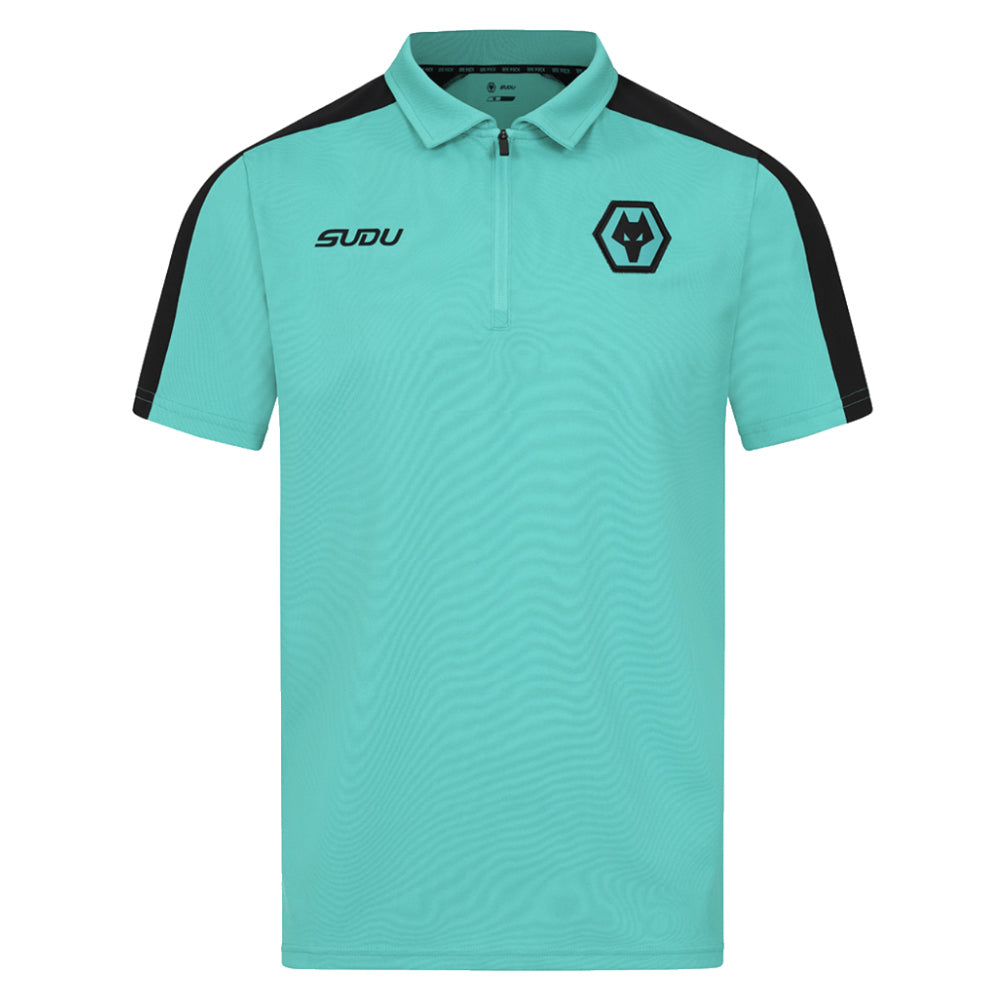 2024-2025 Wolves Players Travel Polo Shirt (Green)_0