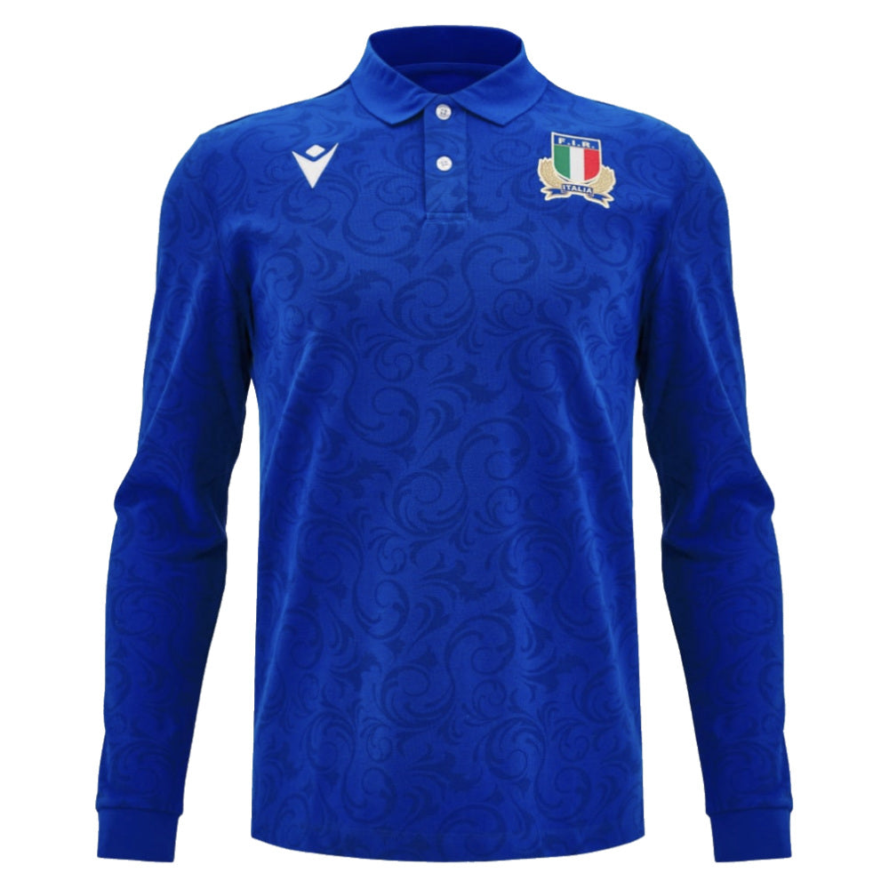 2024-2025 Italy Rugby LS Cotton Home Shirt_0