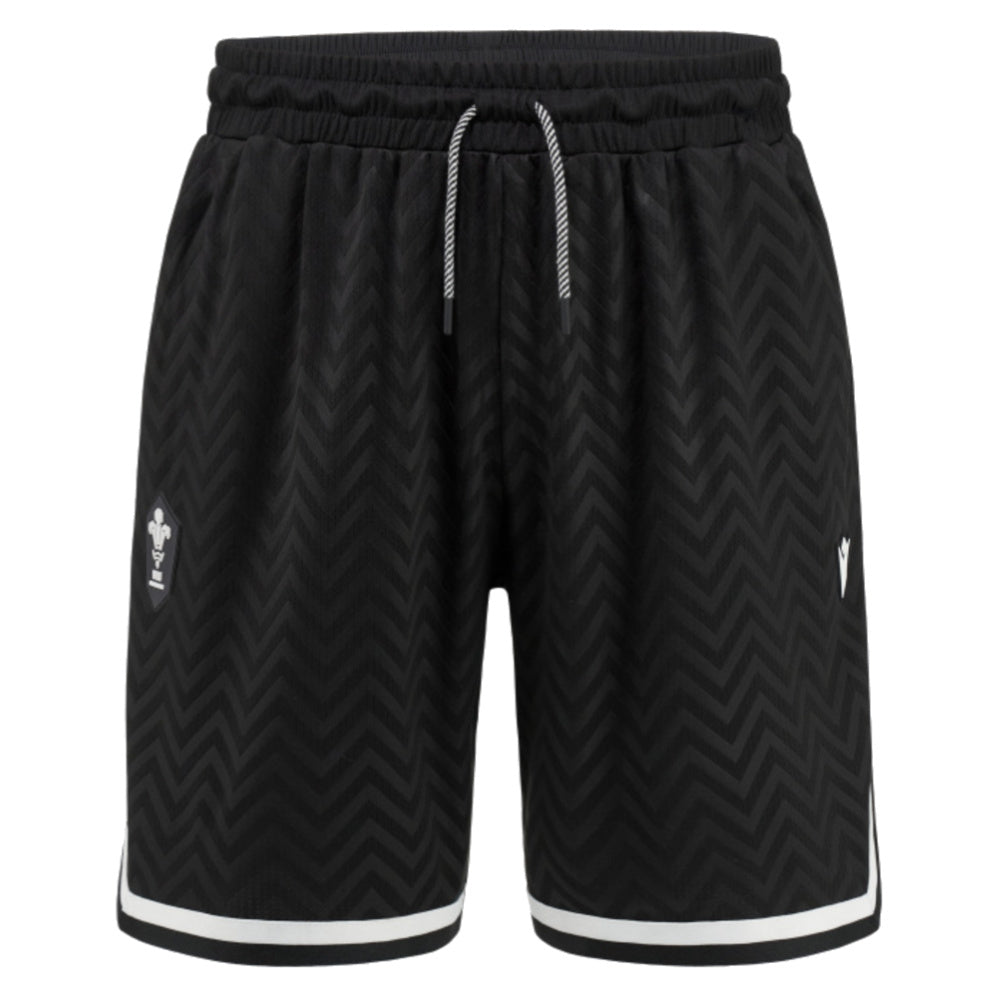 2024-2025 Wales Rugby Training Basketball Shorts (Black)_0