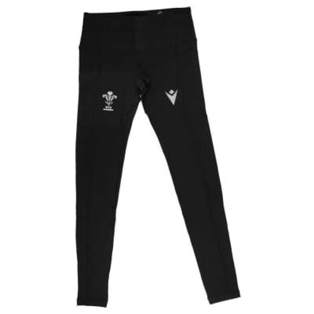 2024-2025 Wales Rugby WRU Ath Training Leggings (Black) - Womens_0