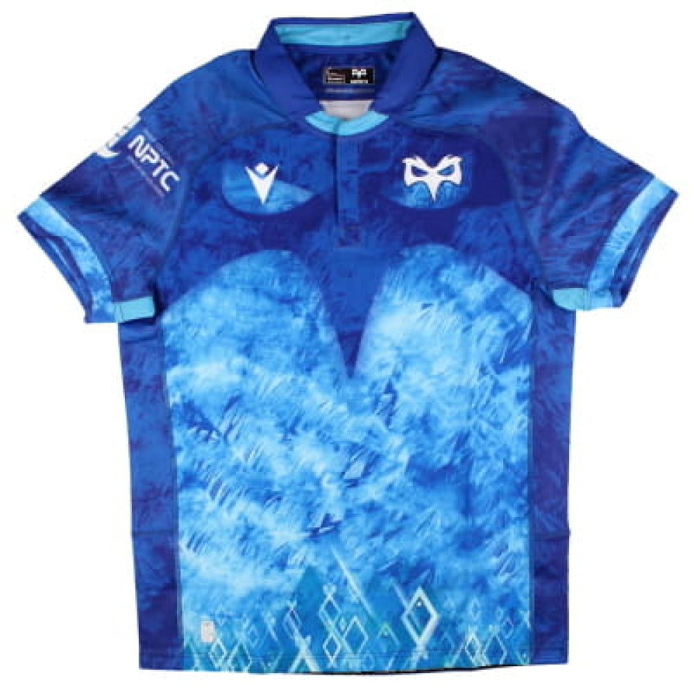 2024-2025 Ospreys Rugby Euro Slim Fit Shirt_0