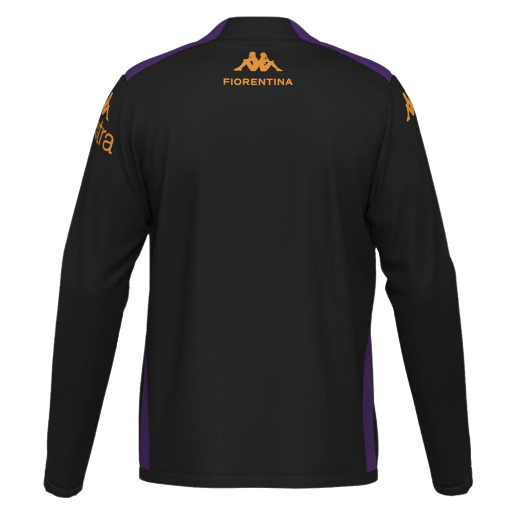 2024-2025 Fiorentina 1/4 Zip Training Top (Black)_1