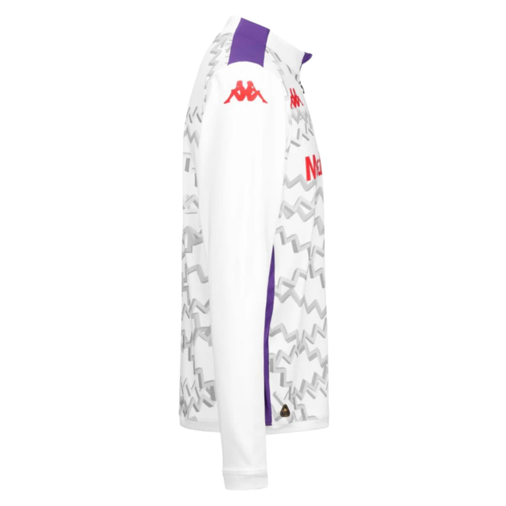 2024-2025 Fiorentina Training Sweat 1/4 Zip (White)_1