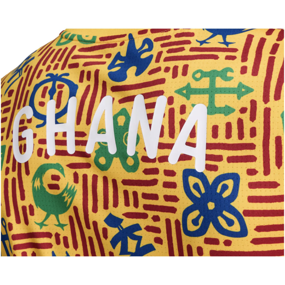 2024-2025 Ghana Pre-Match SS Jersey (Yellow)_2