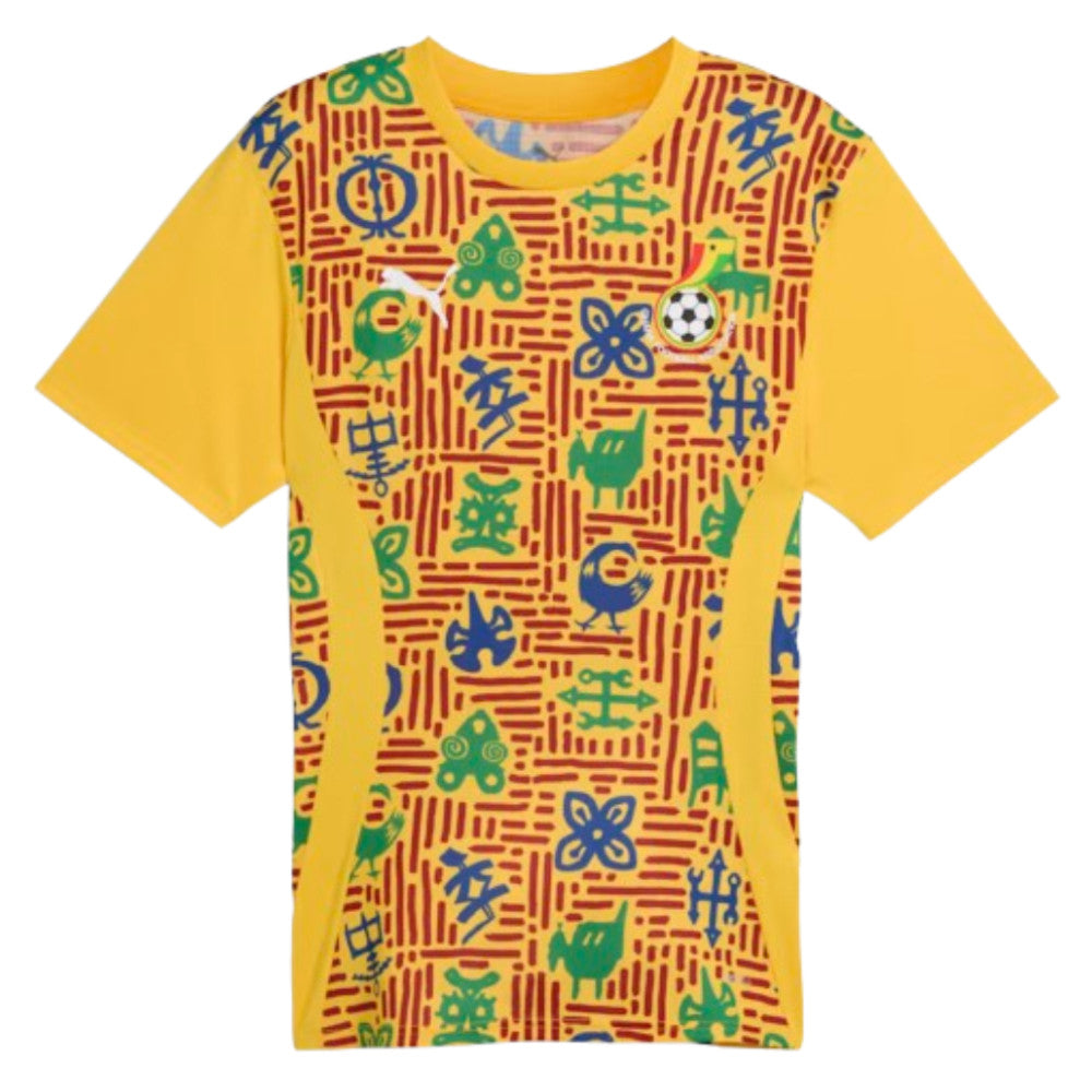 2024-2025 Ghana Pre-Match SS Jersey (Yellow)_0