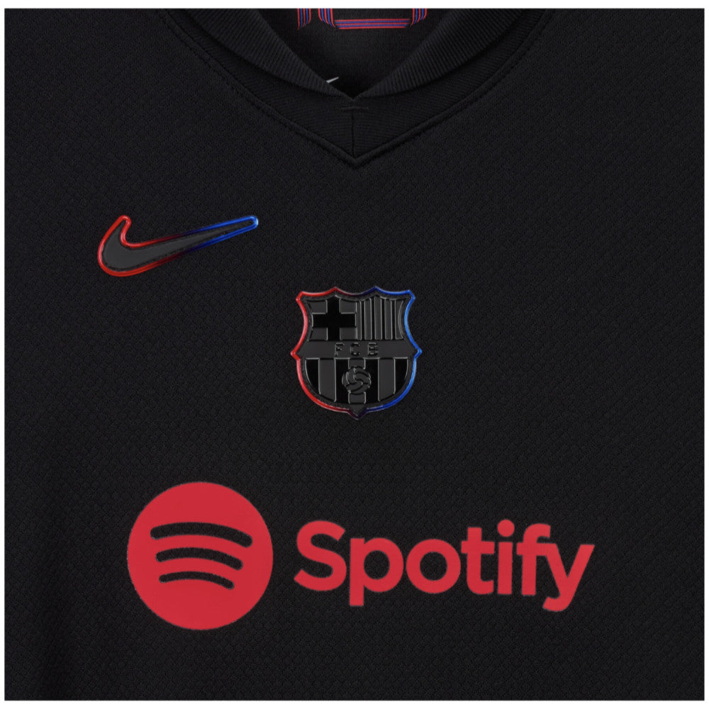 2024-2025 Barcelona Away Little Boys Mini Kit_1