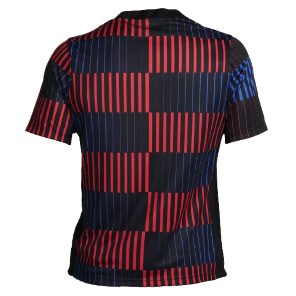 2024-2025 Barcelona Pre-Match Away Shirt (Navy)_2