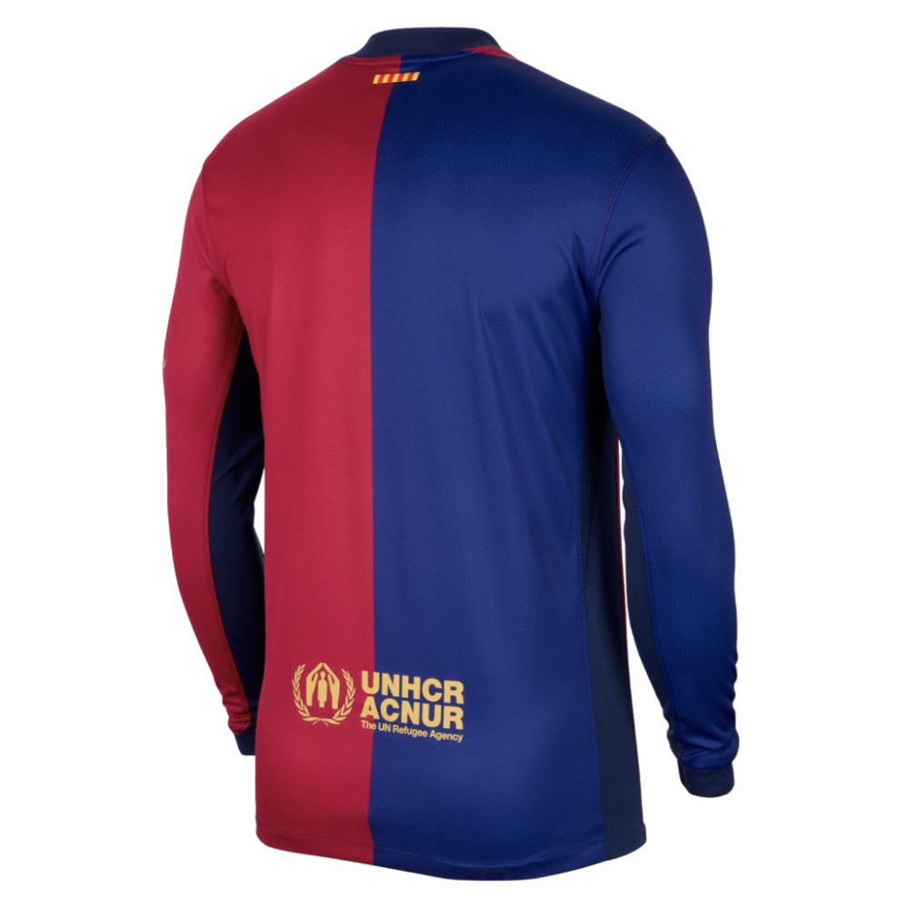 2024-2025 Barcelona Long Sleeve Home Shirt_1