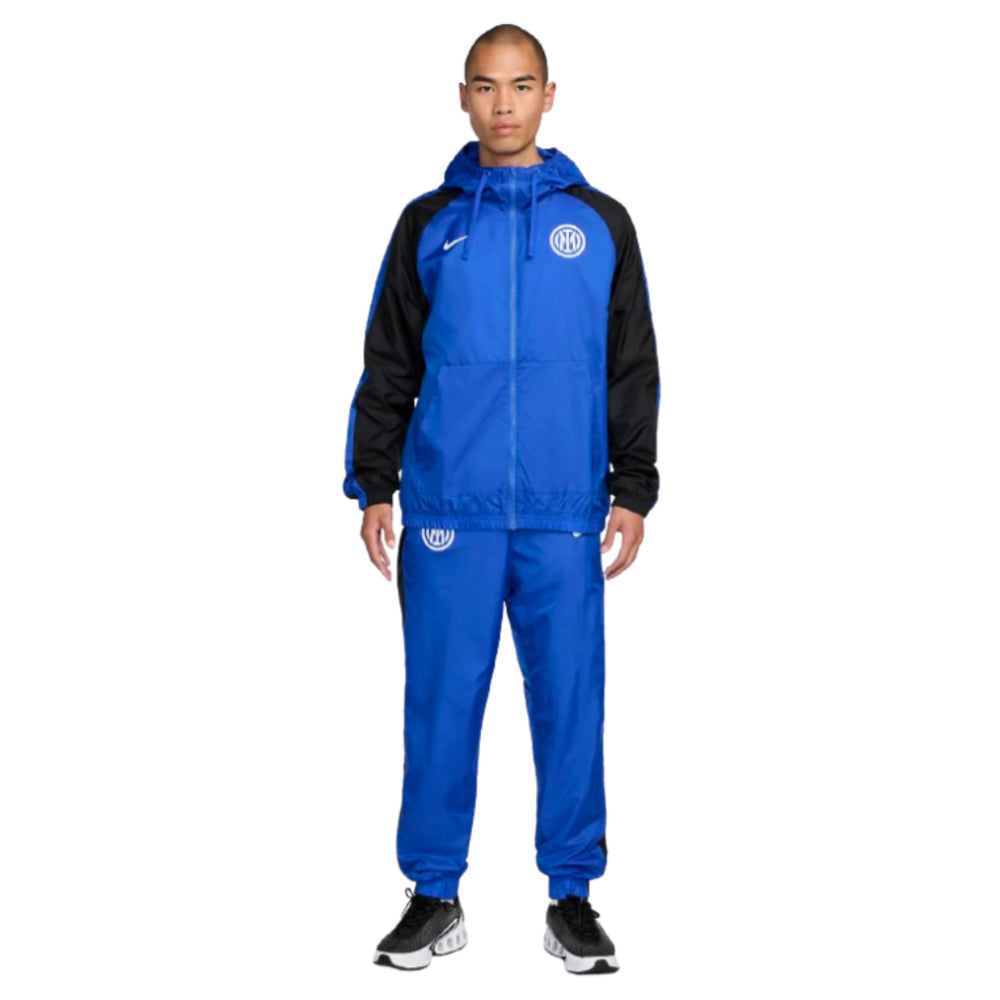 2024-2025 Inter Milan Home Hooded Woven Tracksuit (Blue)_0