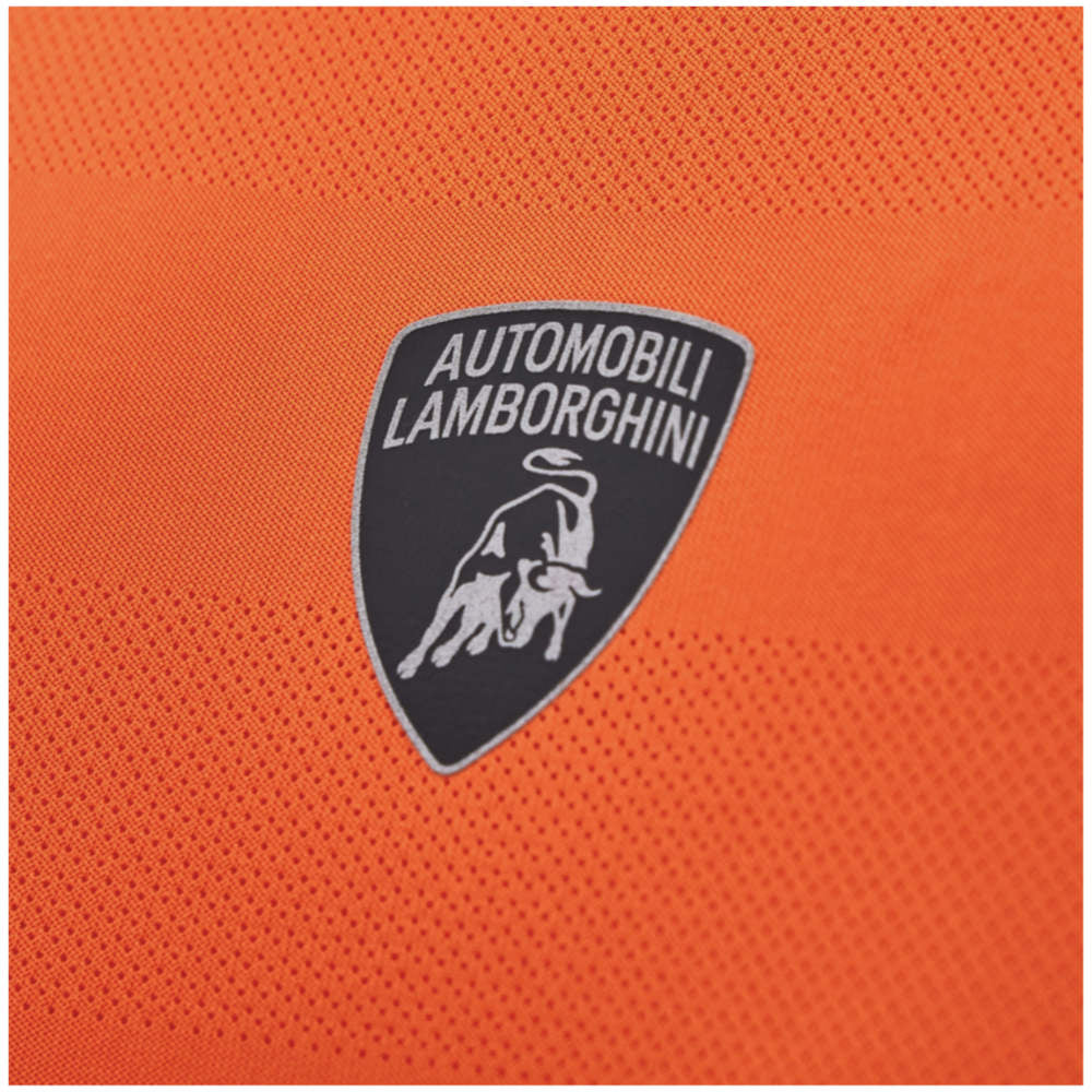 2025 Lamborghini Poly Sleeveless Shirt Orange/Black_1