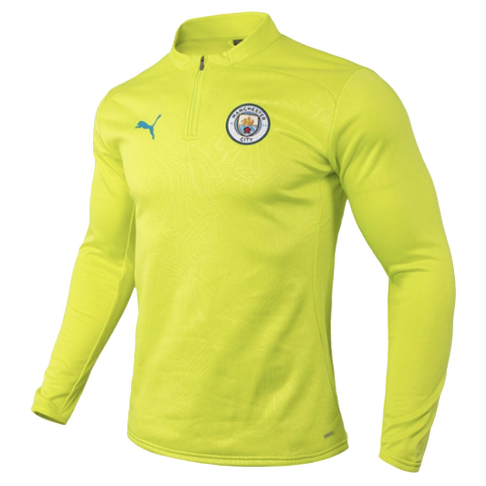 2024-2025 Man City Hybrid Top (Yellow Glow)_0