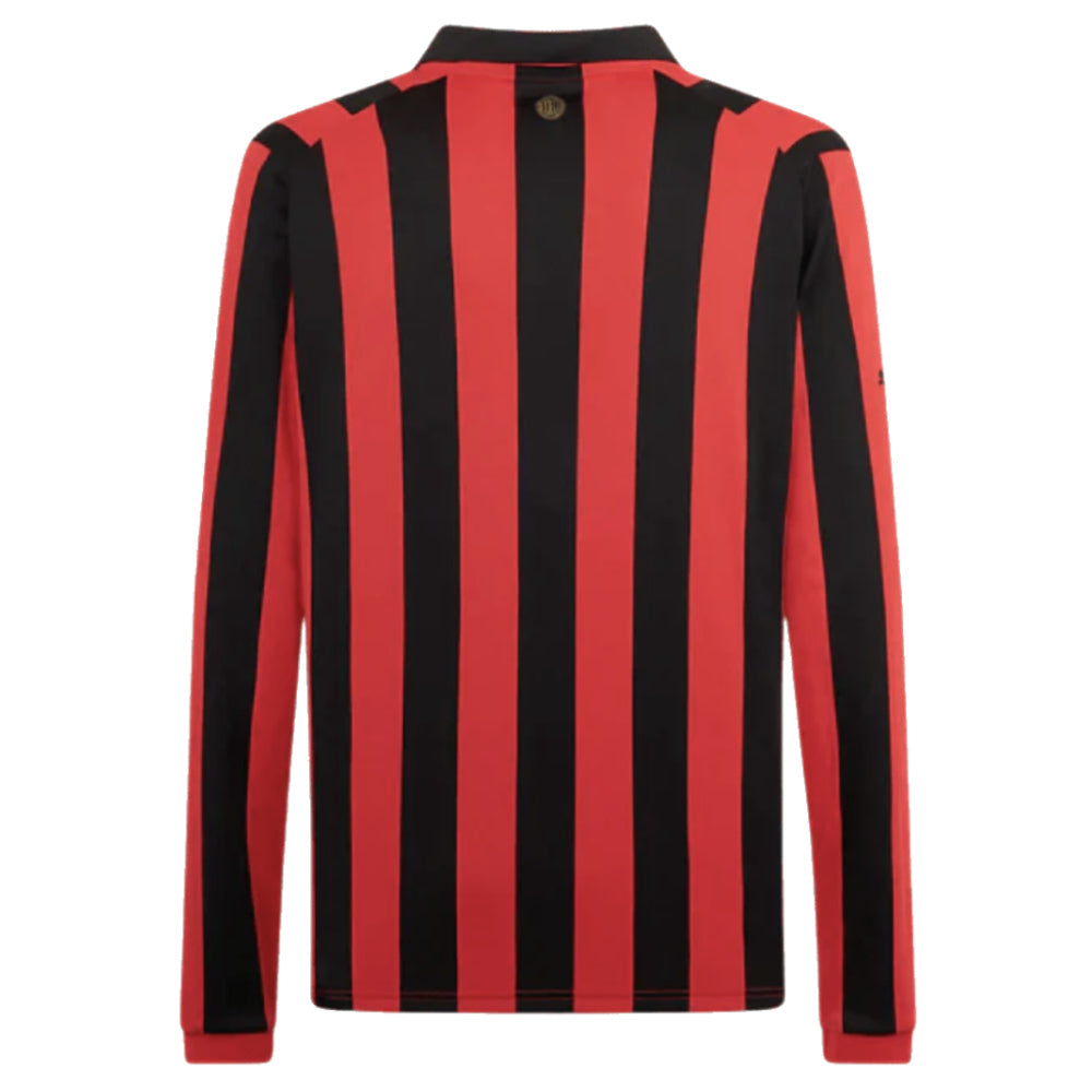 AC Milan 125th Authentic Shirt LS (Black-Red)_2