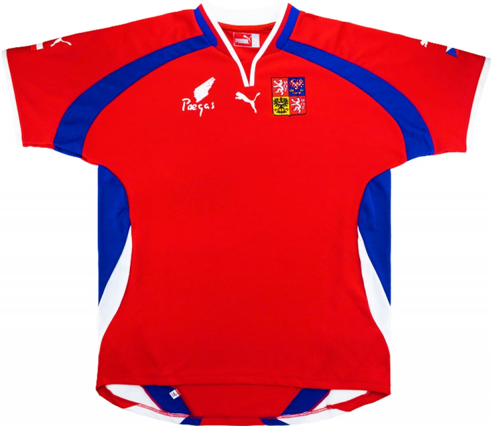Czech Republic 2000-02 Home Shirt (XL) (Excellent)_0