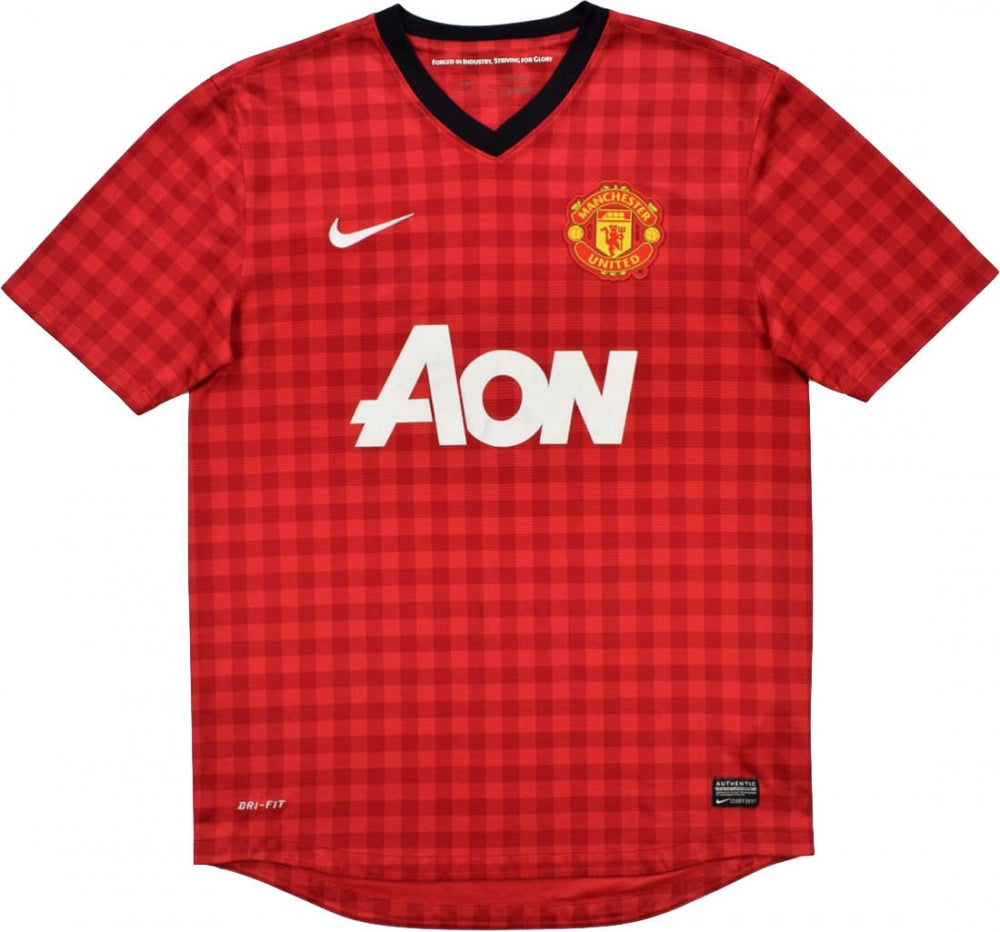 Manchester United 2012-13 Home Shirt (S) (Very Good)_0