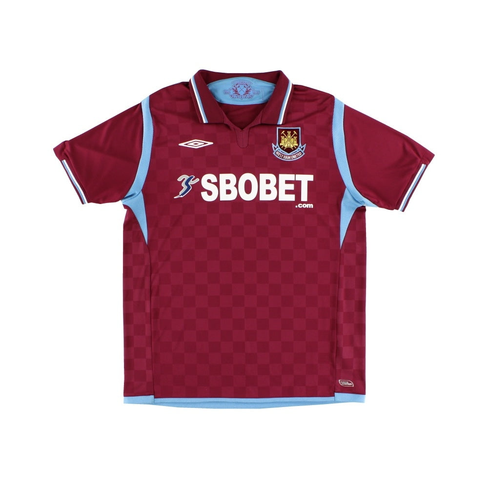 West Ham 2009-10 Home Shirt (XL) (Excellent)_0