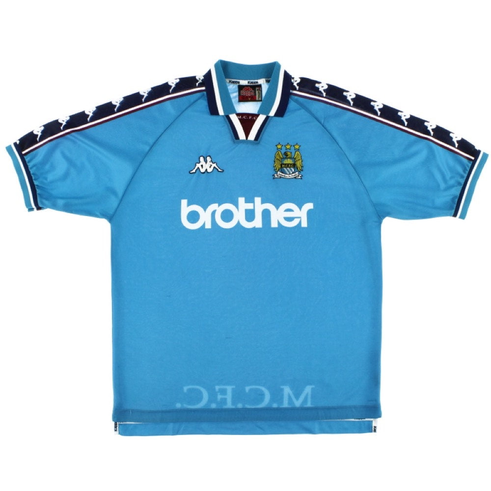 Manchester City 1997-99 Home Shirt (M) (Excellent)_0