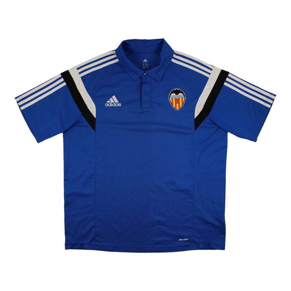 Valencia 2010s Adidas Football Polo Shirt (XL) (Mint)_0