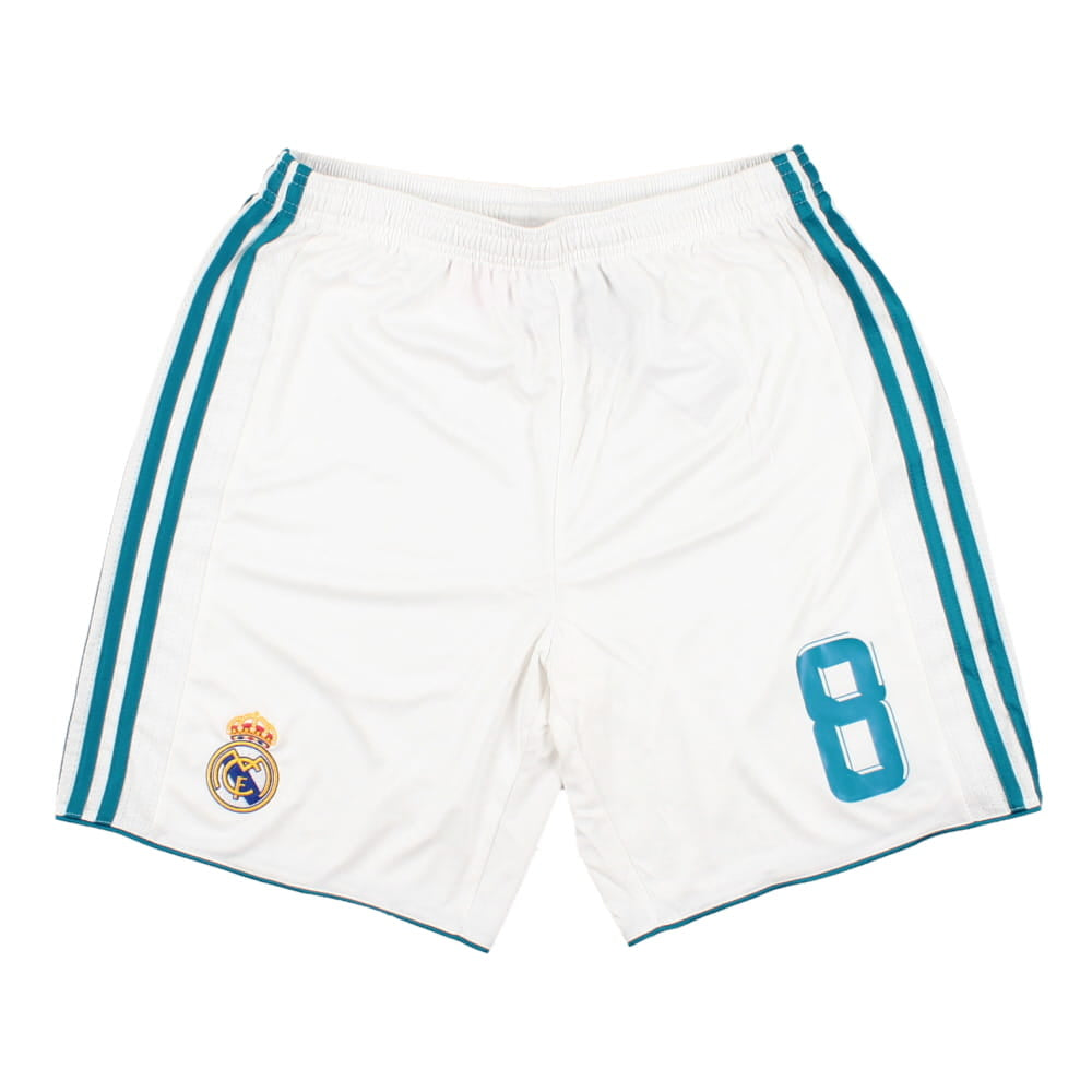 Real Madrid 2017-18 Home Shorts (#8) (15-16y) (BNWT)_0