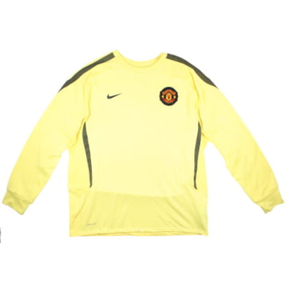 Manchester United 2010-11 Nike Long Sleeve Training Shirt (XL) (Very Good)_0