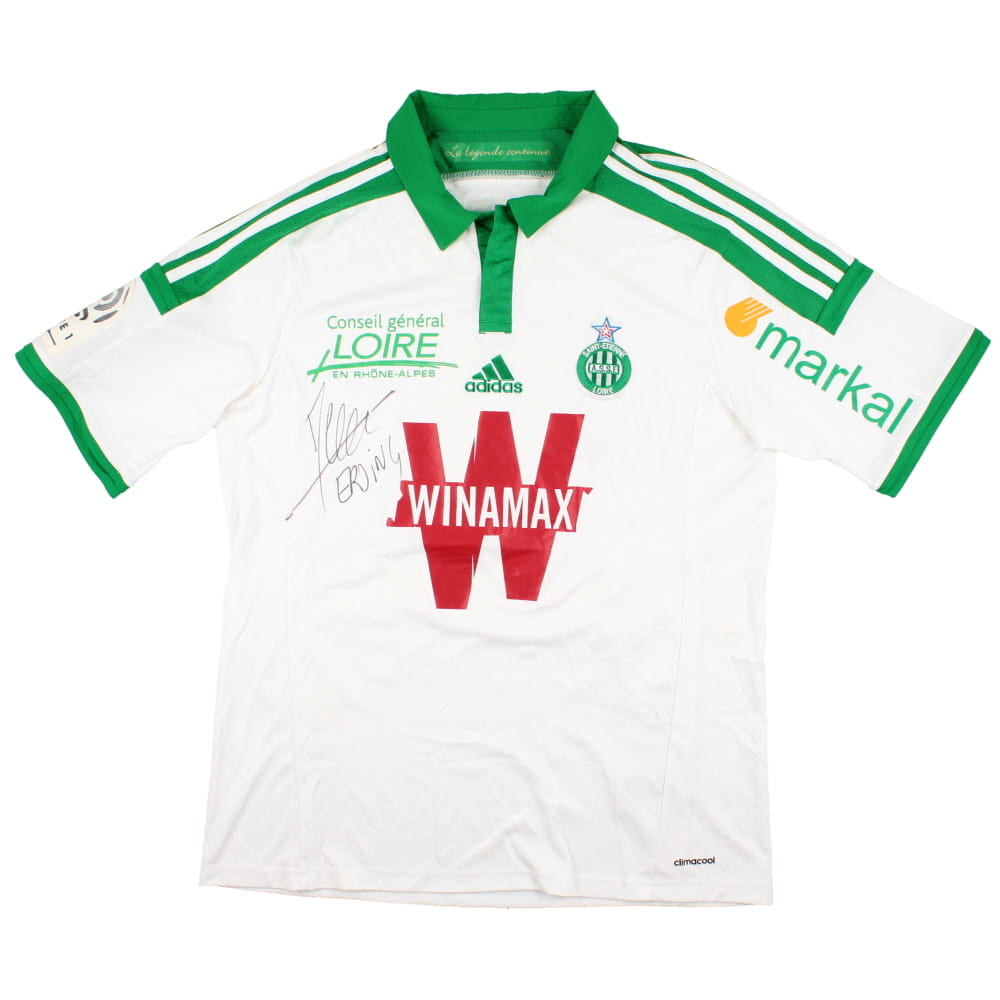 St Etienne 2014-15 Away Shirt (L) Erdinc #9 (Signed) (Good)_1