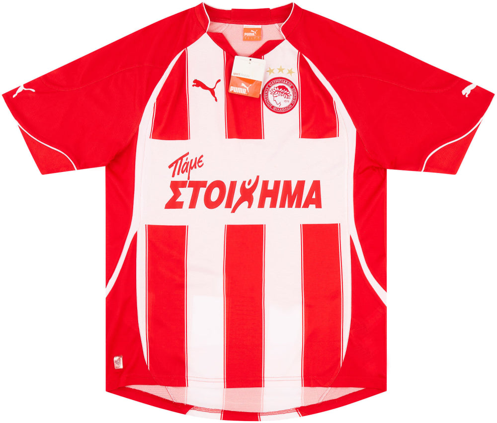 Olympiakos 2010-11 Home Shirt (M) (Fair)_0