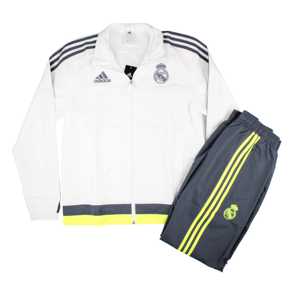 Real Madrid 2015-16 Adidas Tracksuit (S) (Excellent)_0