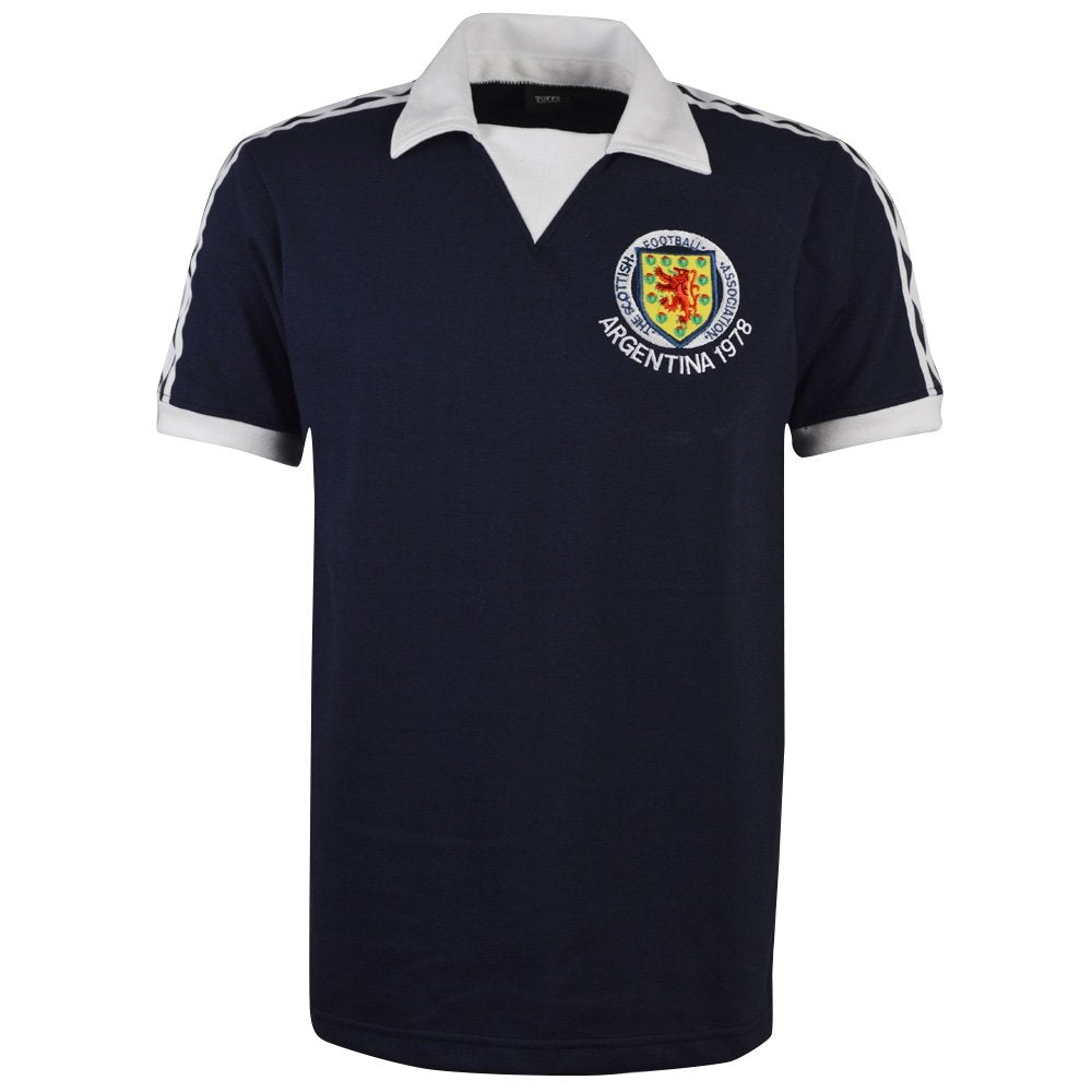 Scotland 1978 World Cup Retro Football Shirt_0