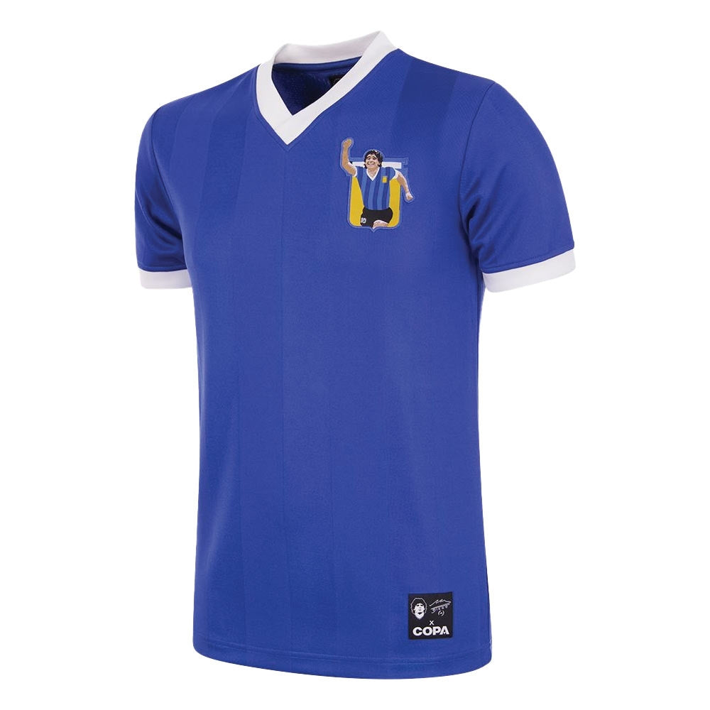 Maradona X COPA Argentina 1986 Away Retro Football Shirt_0