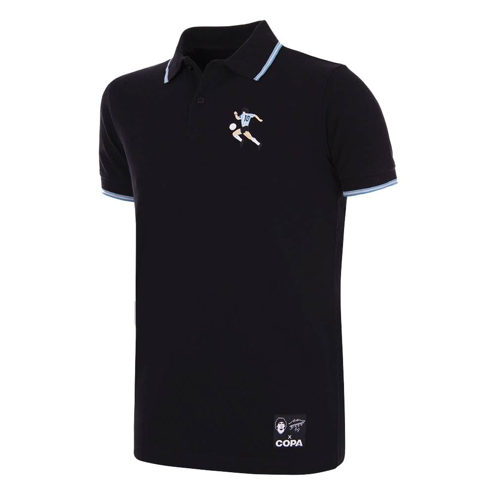 Maradona X COPA Argentina Embroidery Polo Shirt_0