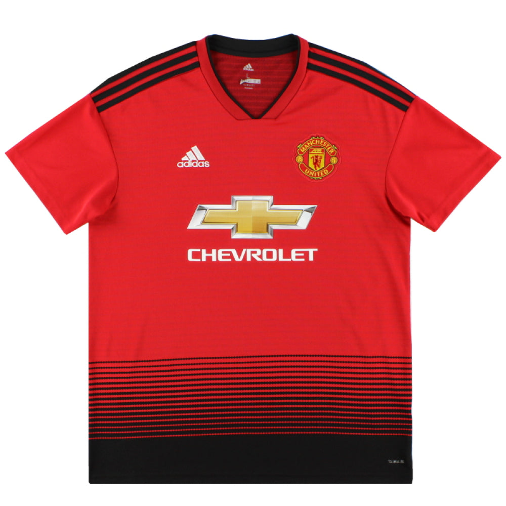 Manchester United 2018-19 Home Shirt (S) Rashford #19 (Excellent)_1