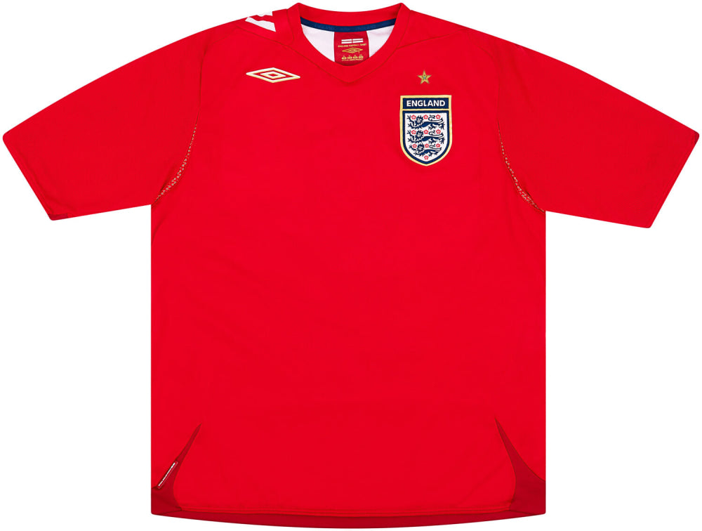 England 2006-08 Away Shirt (2XL) (Good)_0