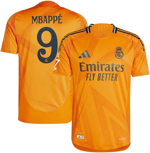 2024/25 Kylian Mbappe Madrid Away Shirt Player Version