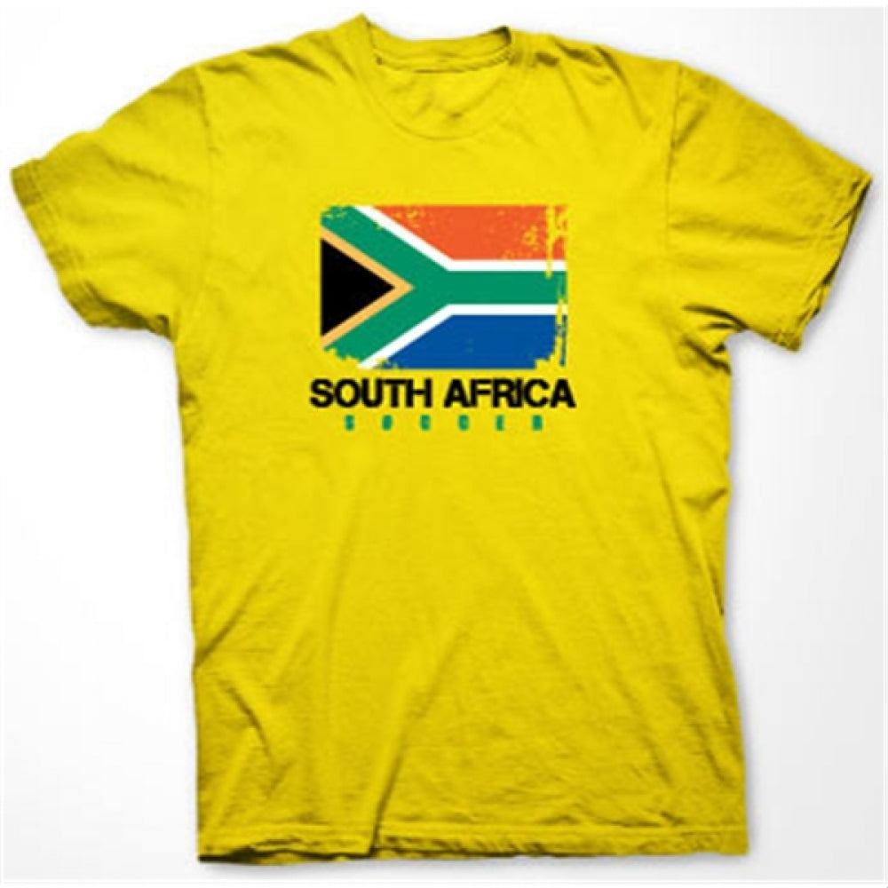 South Africa Soccer T-shirt (yellow)_0