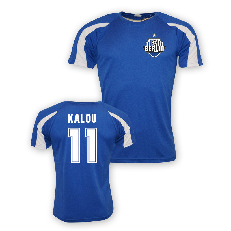 Solomon Kalou Hertha Berlin Sports Training Jersey (blue)_0